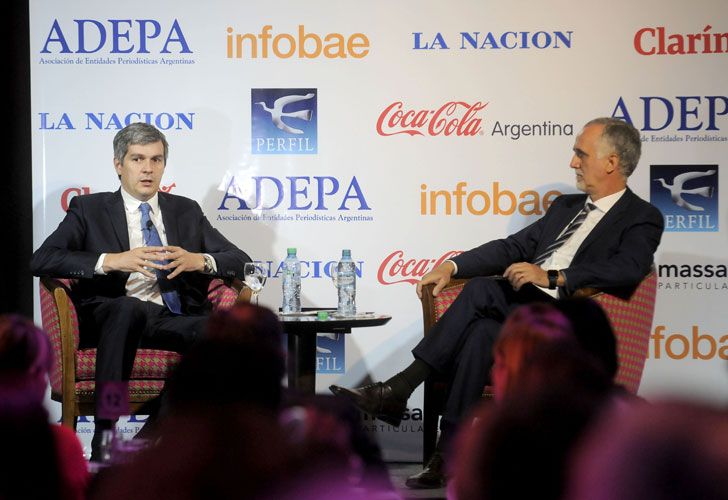 Peña fue el invitado especial de la cena anual de ADEPA.