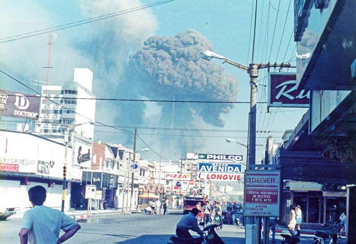 Voladura de la Fábrica de Armamentos de Rio Tercero de 1995. Provocó la muerte de siete personas y resultaron heridas más de trescientas.