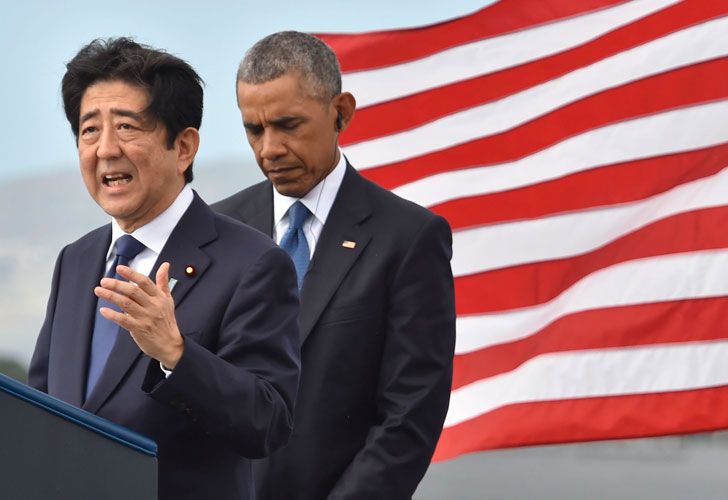 Obama con Shinzo Abe