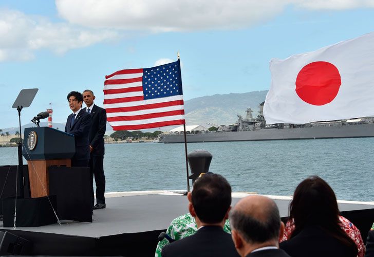 Obama con Shinzo Abe