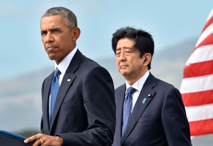 Obama con Shinzo Abe