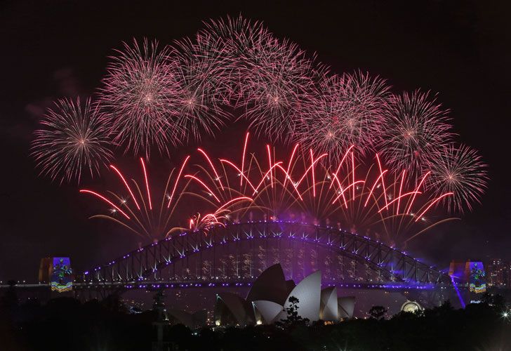 Festejos de año nuevo en Australia