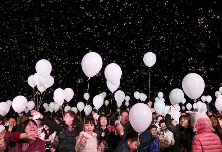 Festejos de año nuevo en Japón