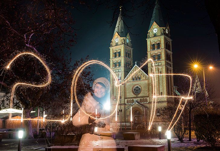 Festejos del año nuevo en Hungría