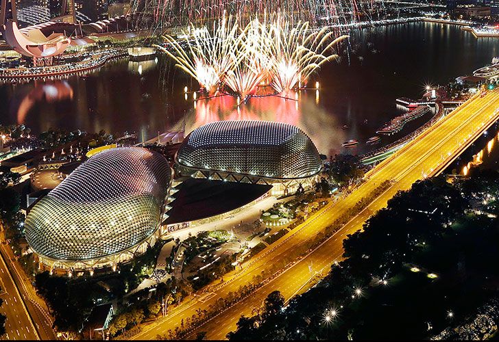 Festejos de año nuevo en Singapur