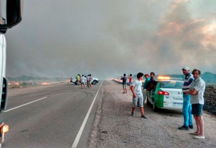 Incendios forestales de La Pampa y Río Negro