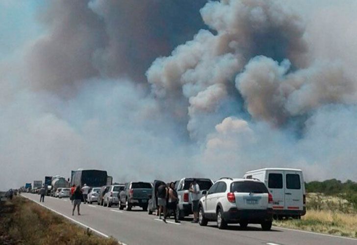 Incendios forestales de La Pampa y Río Negro