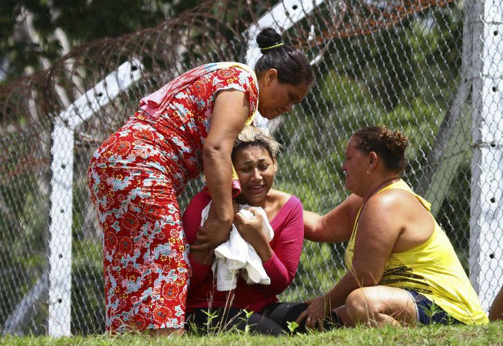 Imágenes impactantes del motín en Manaos, Brasil, que pueden herir su sensibilidad. 