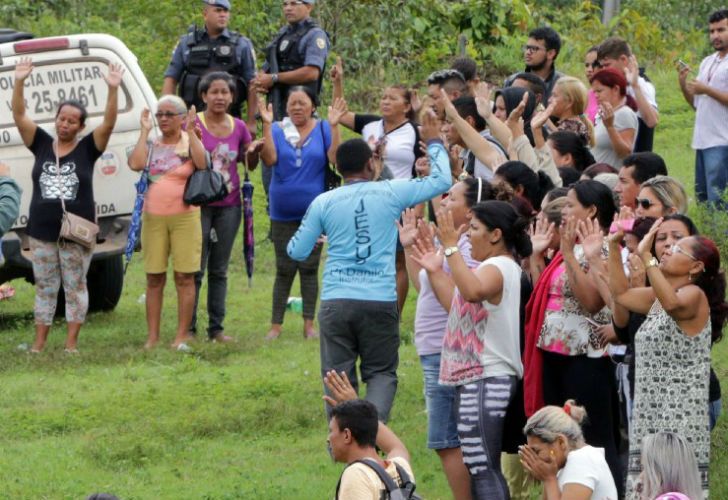 Imágenes de la cárcel donde se produjo el sangriento motín en Brasil.