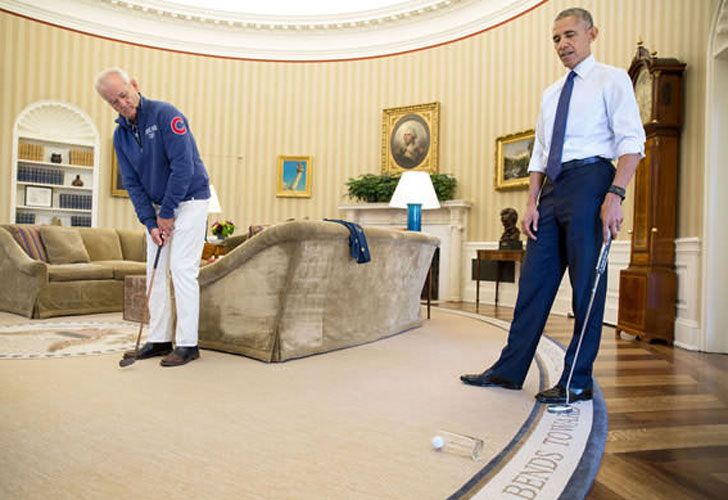 La visita de Bill Murray a la Casa Blanca para recibir el Mark Twain Prize.