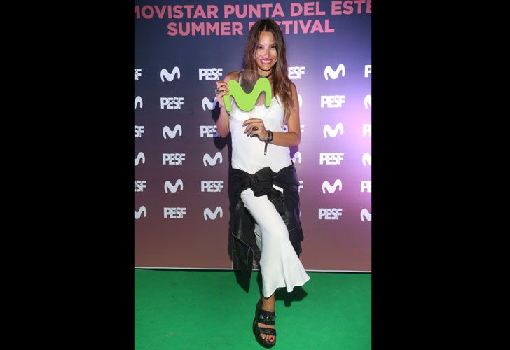 Pampita estuvo presenta en la nueva edición del Movistar Punta del Este Summer Festival.