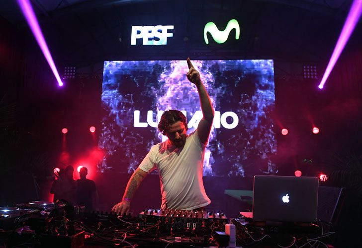 Luciano fue el encargado del cierre del Movistar Punta del Este Summer Festival.