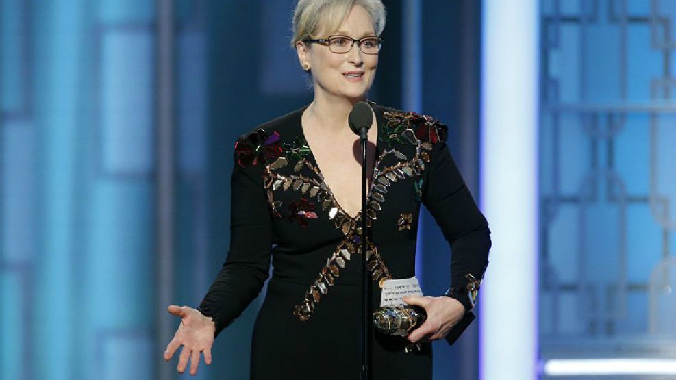 Meryl Streep, en los Globos de Oro