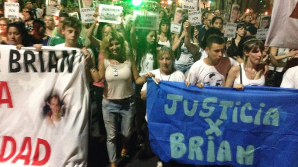 Nueva marcha en reclamo de justicia para Brian Aguinaco