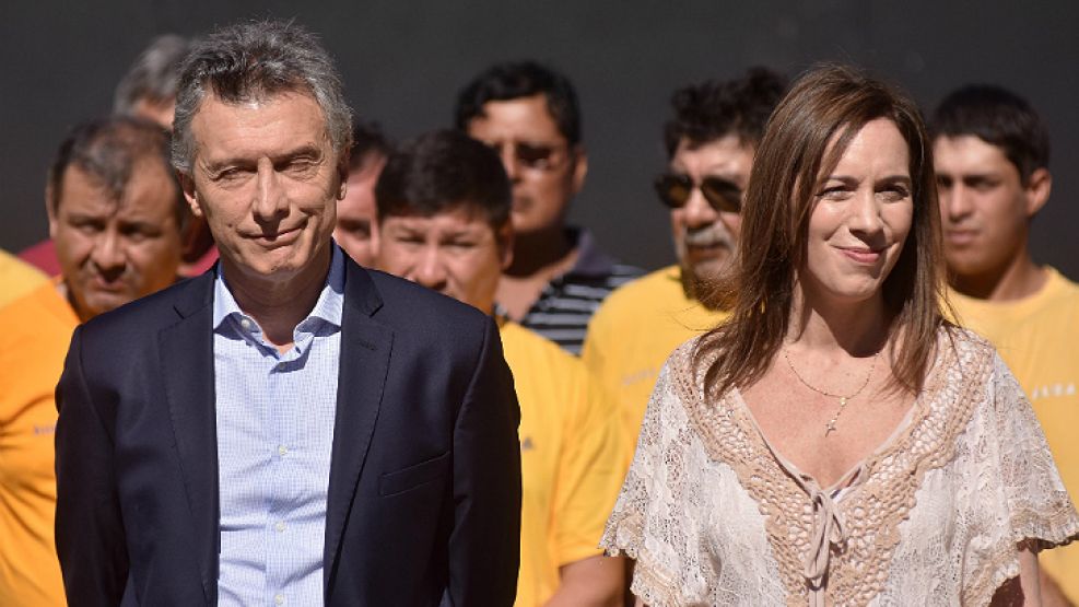 Mauricio Macri y María Eugenia Vidal.