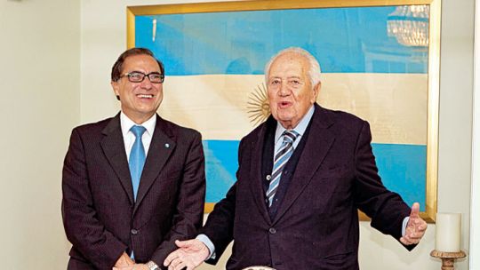 Encuentro. Homenaje que se celebró en la embajaba argentina en 2015.