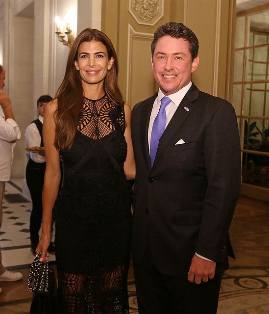 Mamet junto a la Primera Dama, Juliana Awada.