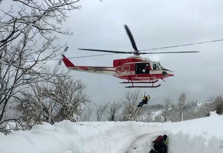 Avalancha en Italia