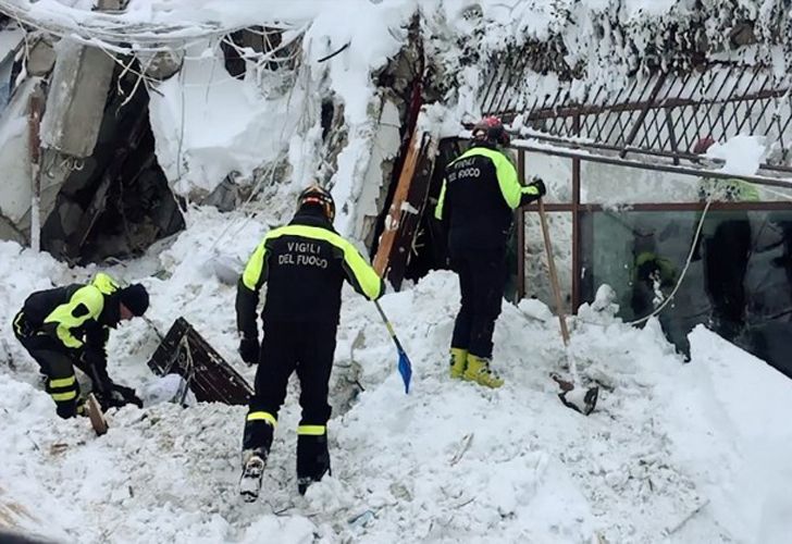 Avalancha en Italia