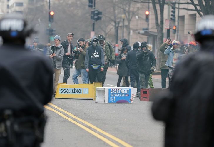 Protestas en la asunción de Trump como presidente de los EE.UU.