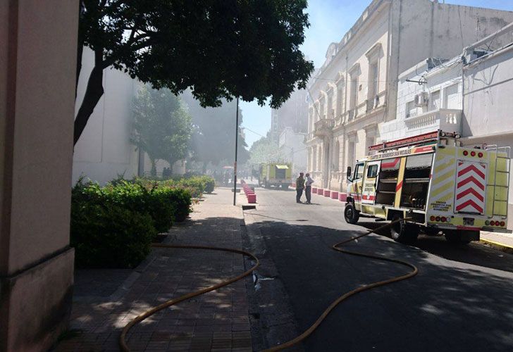 Incendio en la Catedral de San Nicolás