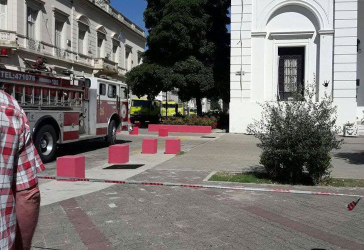 Incendio en la Catedral de San Nicolás