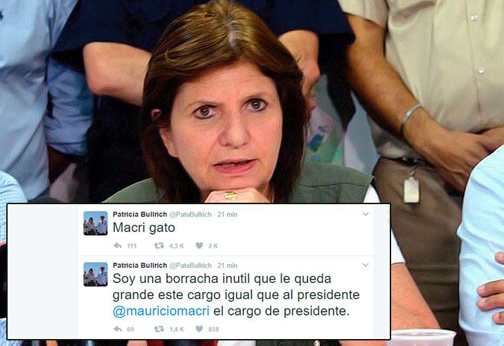 Tuits de Patricia Bullrich