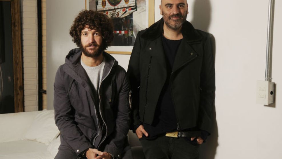 Lucho Sánchez Zinny y Carmelo Maselli, directores creativos de Carlos y Darío.