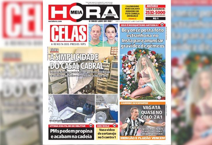 Tapa de la falsa CARAS