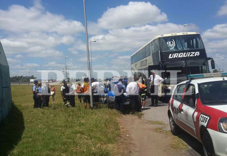 FINAL DEL VIAJE. Después de cometer los crímenes, el múltiple femicida se tomó un micro con destino a Córdoba. Lo detuvieron a la altura de Río Segundo.