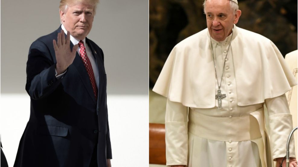 Donald Trump vs el Papa Francisco
