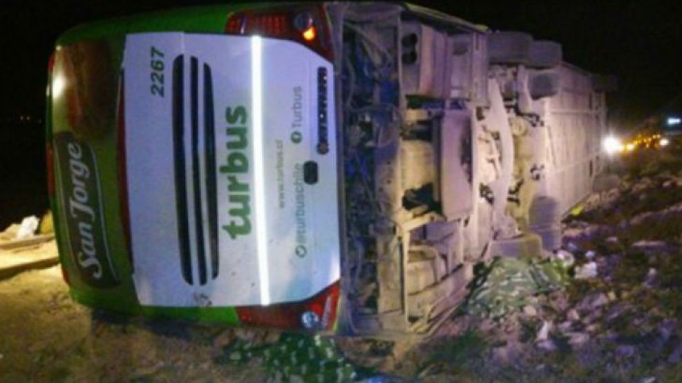 El accidente tuvo lugar en la ruta 7, a la altura del Parque Provincial Aconcagua. 