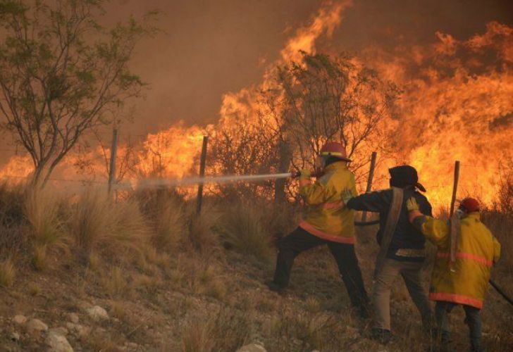 Incendios en La Pampa.