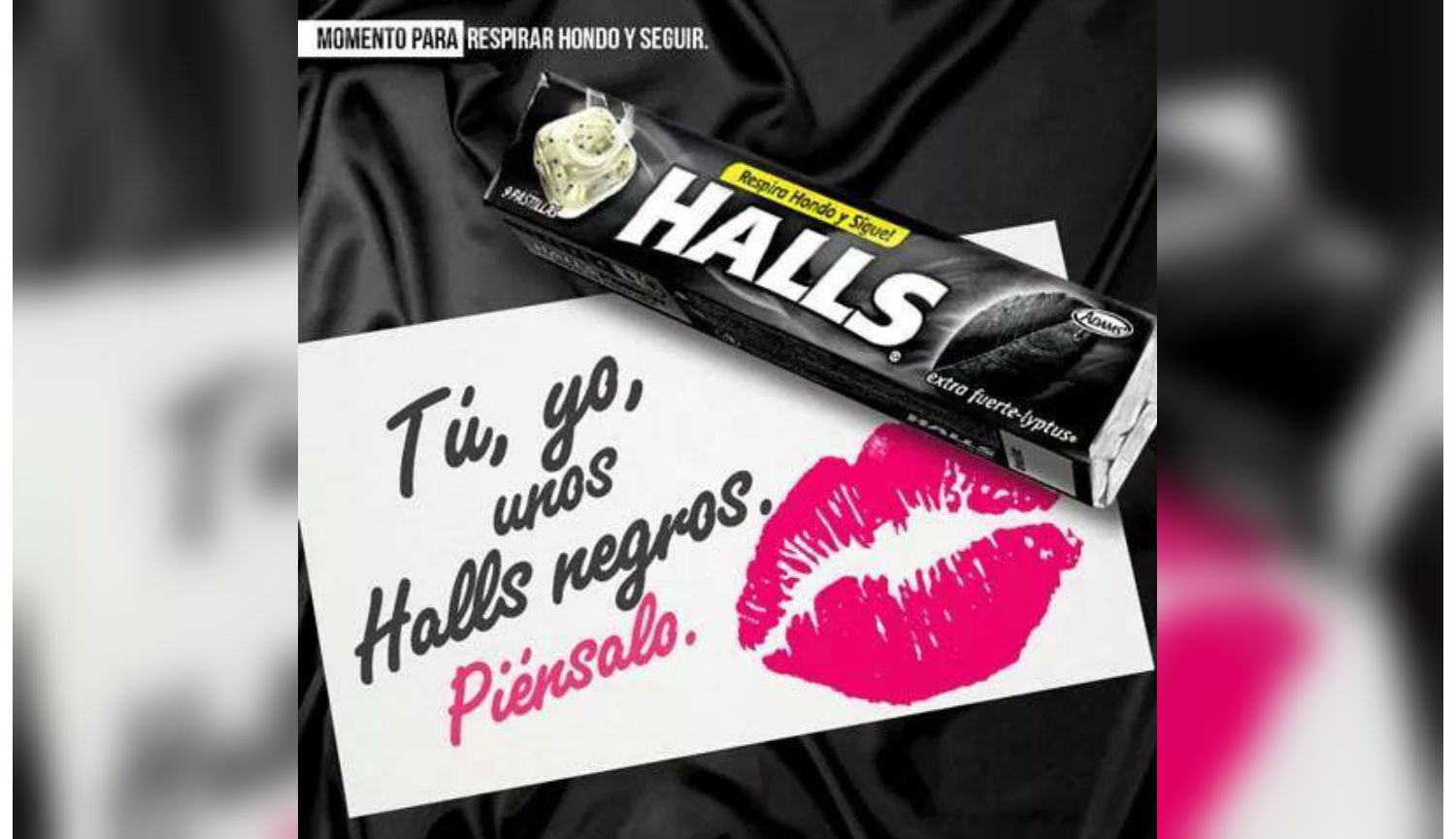 Halls black para que son