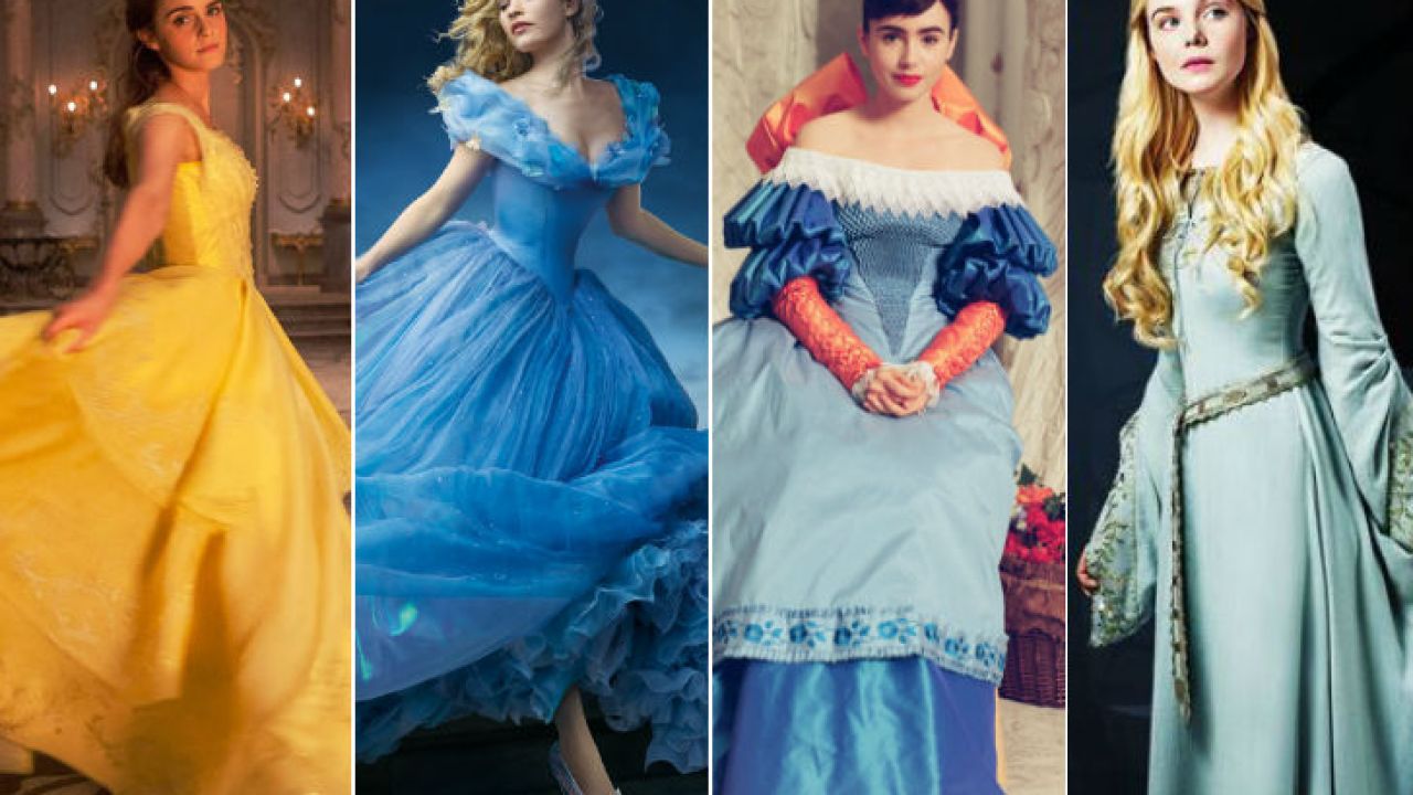 Rouge La Bella y las otras princesas de Disney vestidos