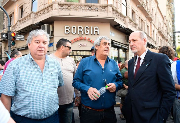 Protesta de los docentes