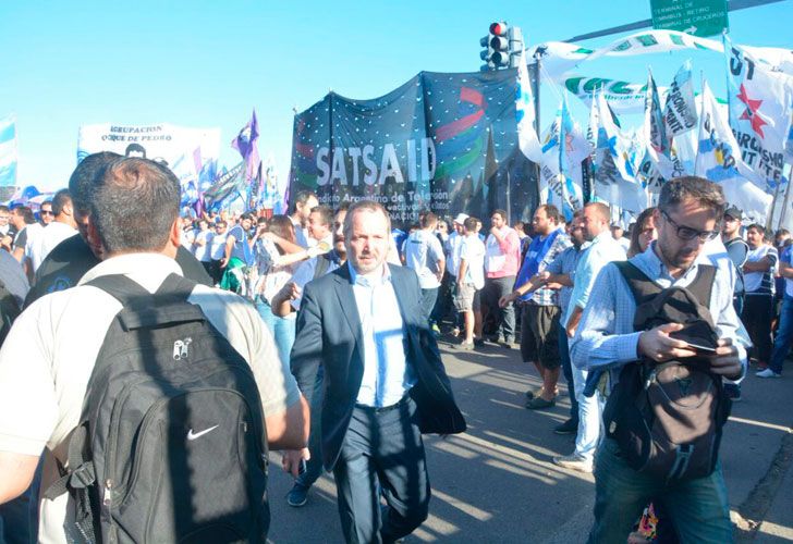 Marcha en apoyo a Florencia y Máximo Kirchner