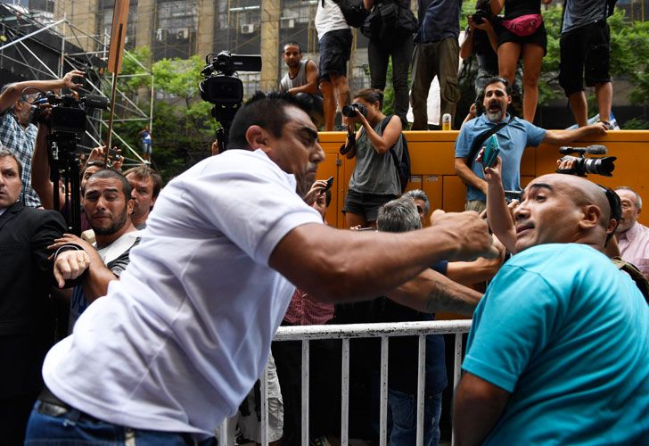 Incidentes en la marcha de la CGT