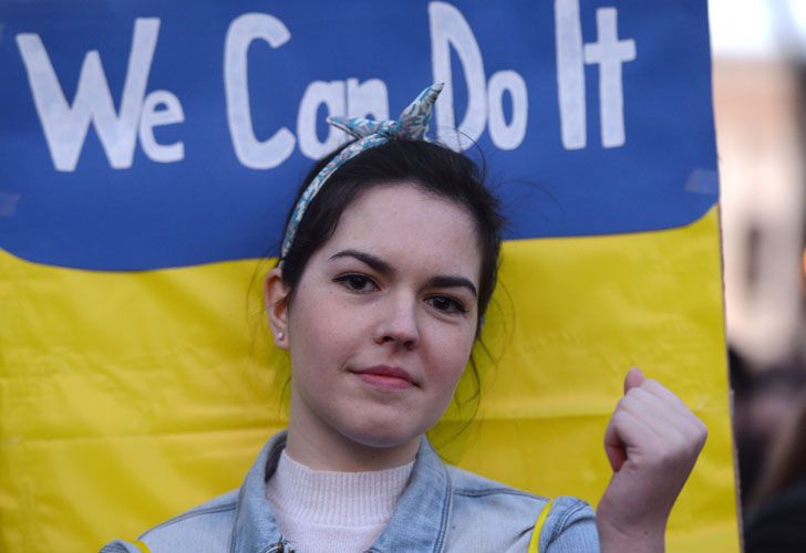 Marcha mundial en el Día de la Mujer