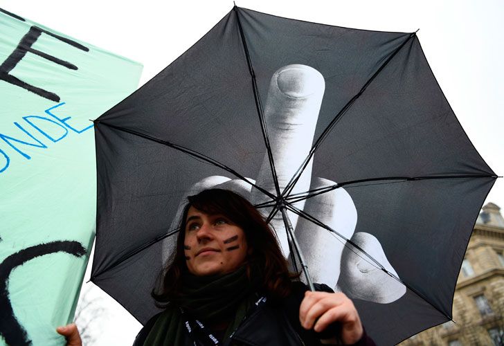 Marcha mundial en el Día de la Mujer