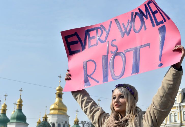 Marcha mundial por el Día de la Mujer