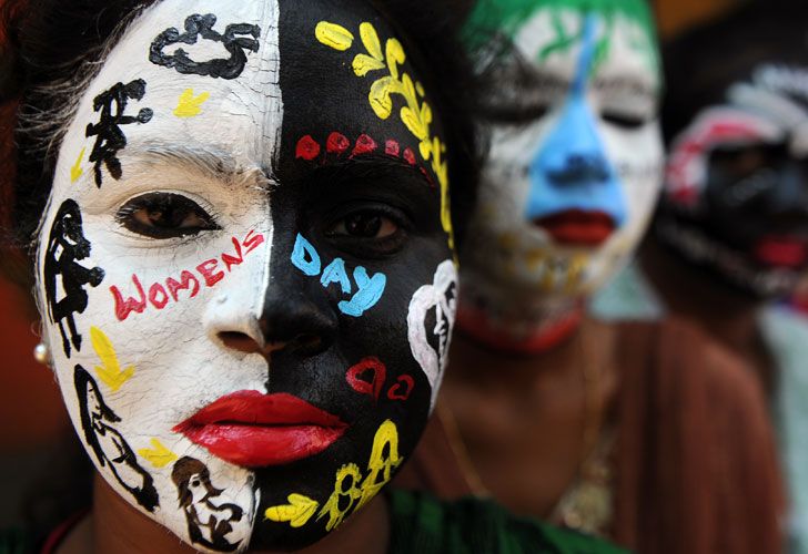 Marcha mundial por el Día de la Mujer