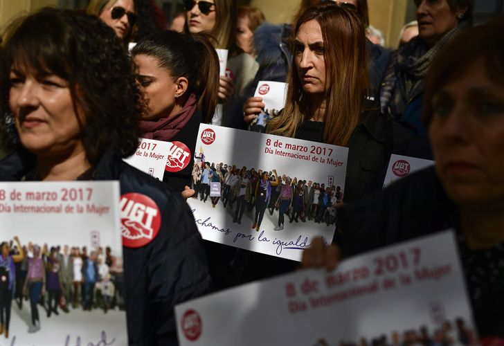 Dia internacional de la mujer. España.