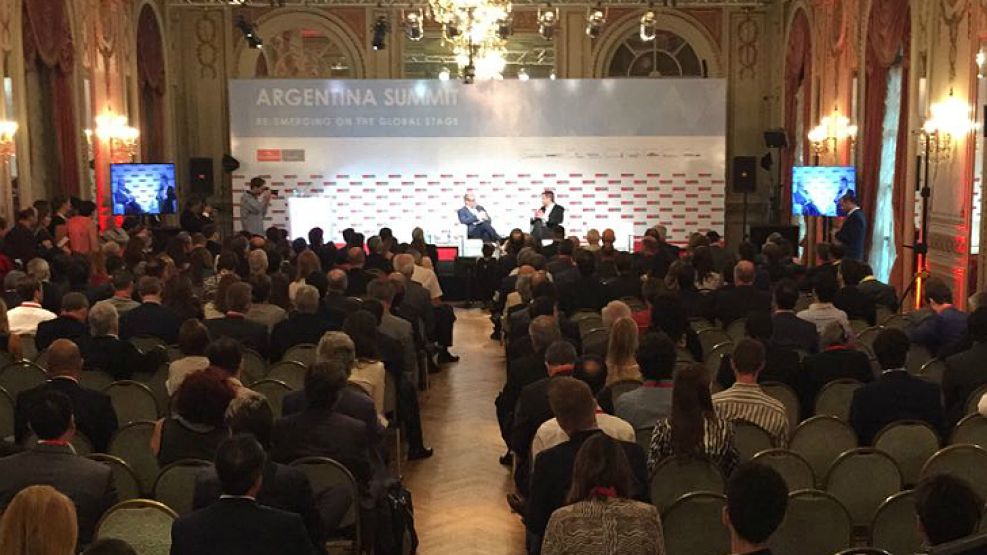 Marcos Peña, en la cumbre Argentina Summit organizada por The Economist