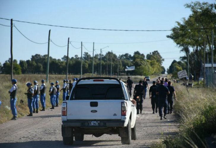 Operativos de rastrillaje en Olavarría.