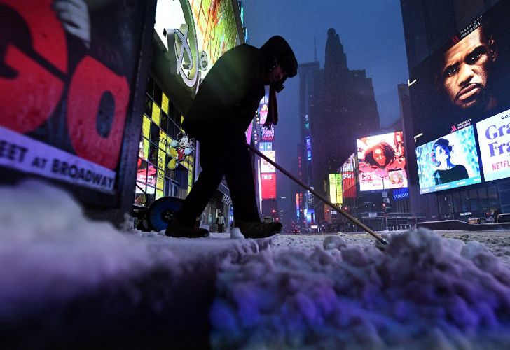 Nieve en Estados Unidos