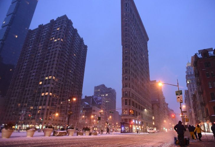 Nieve en Estados Unidos