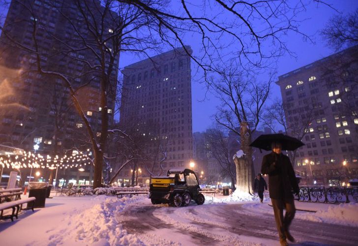 Nieve en Estados Unidos