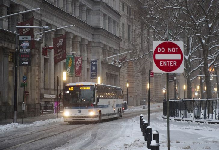 Nieve en Estados Unidos