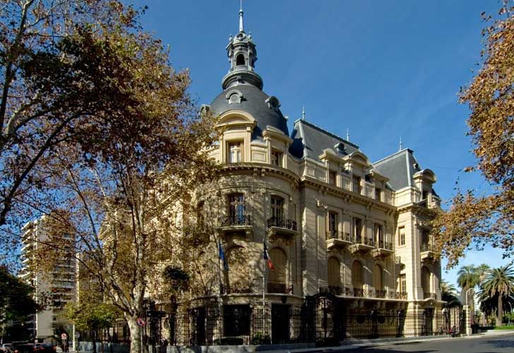 Día Nacional de los Monumentos: Palacio Ortiz Basualdo, sede de la Embajada de Francia en Buenos Aires.